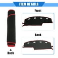 thumbnail image 5 of Unique Bargains 1Pcs Car Center Console Dashboard Cover Compatible for Dodge for Ram 1994-1997 Protective Polyester Red, 5 of 7