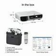 thumbnail image 4 of Epson Pro EX7280 3-Chip 3LCD WXGA Projector, 4,000 Lumens Color Brightness, 4,000 Lumens White Brightness, HDMI, Built-in Speaker, 16,000:1 Contrast Ratio, 4 of 6