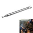 thumbnail image 1 of Tubo de fuego de soplador al aire libre plegable 6 secciones Tubo de soplador de fuego de acero inoxidable Herramienta de fogata de engranaje telescópico de plata para acampar Chimenea de viaje, 1 of 2