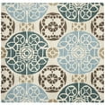 thumbnail image 6 of SAFAVIEH Wyndham Louise Medallion Wool Runner Rug, Beige/Blue, 2'3" x 11', 6 of 9