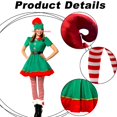 thumbnail image 3 of Tweettw Disfraces De Espectáculo De Elfo Navideño Para Hombres Y Mujeres Navidad Halloween cosplay Tema MX, 3 of 3