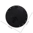 thumbnail image 4 of BESTYASH 1Set Black ABS Circular Waterproof Hatch Cover for Kayak Inspection .82X9.82X1.18in, 4 of 5