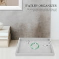 thumbnail image 3 of HONMEET Grey Vanity Organizer Tray with Multiple Compartments - Reusable Makeup Storage for Bathroom, Bedroom, and Dressing Table, 3 of 8