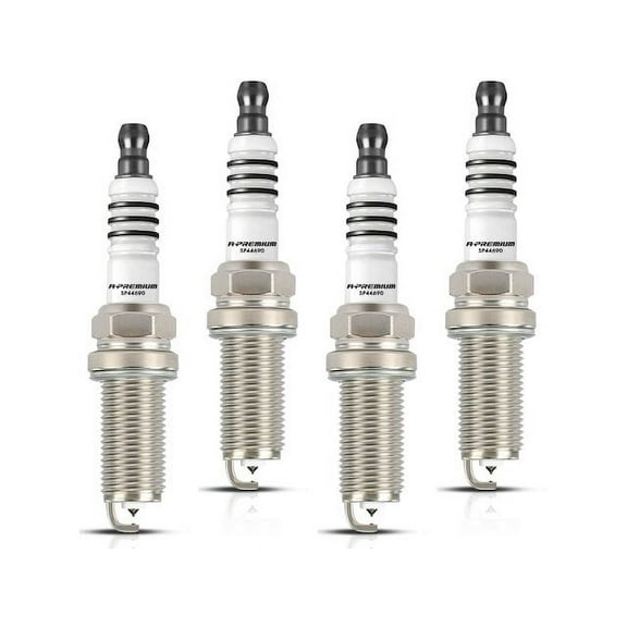 Spark Plug Set 4 - Compatible with 2013 - 2016 Dodge Dart 2014 2015