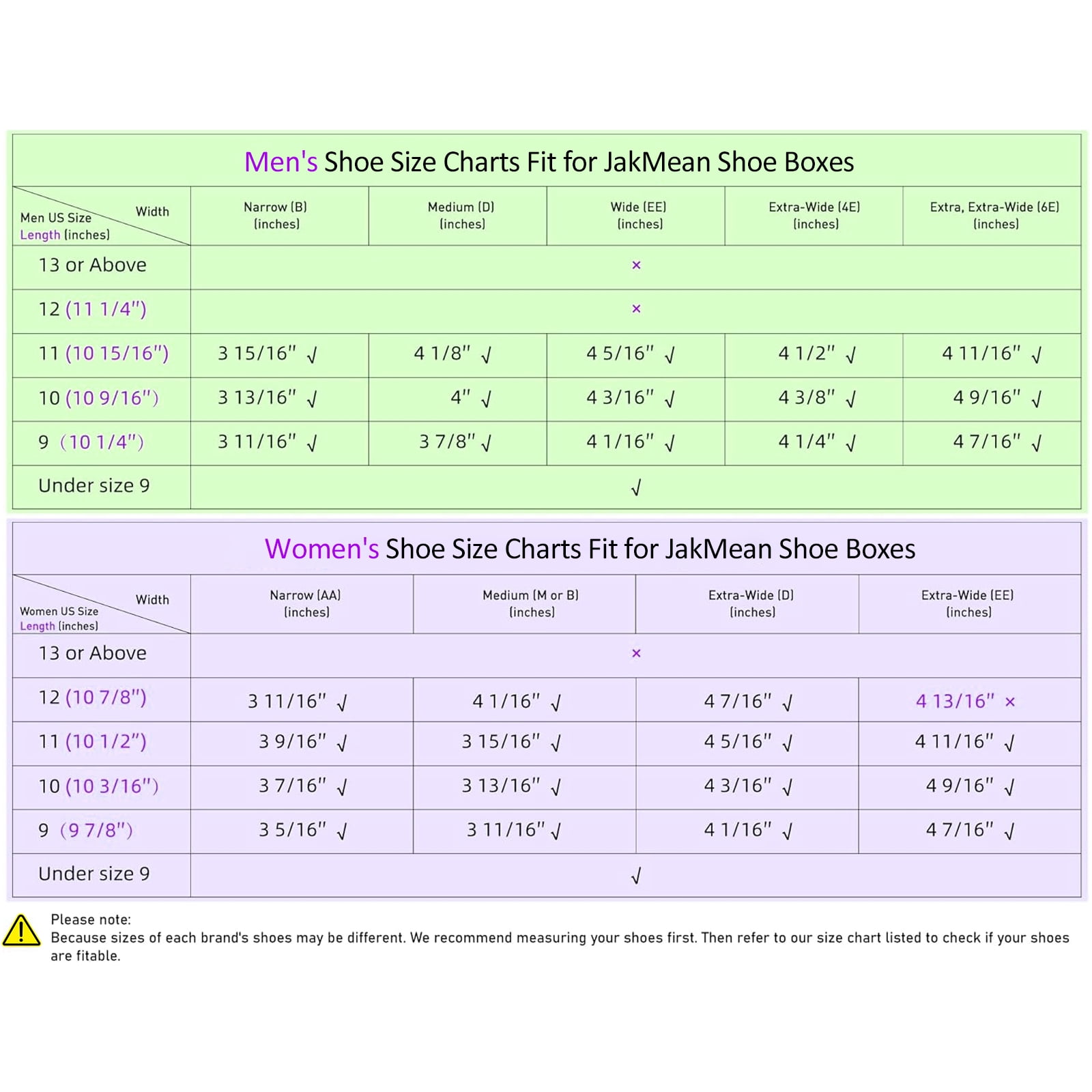 JakMean XX-Large Shoe Storage Boxes Fit Size 12, 18 Pack Stackable Shoe Storage Organizers, Clear Shoe Boxes for Entryway,Closet
