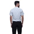 thumbnail image 3 of BESTMAN Chemise Décontractée pour Homme à Manches Courtes, Coupe Ajustée, en Coton, à Boutons, 3 of 5