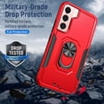 thumbnail image 4 of [PST] Motorola Moto G Pure 2021 Étui, Coque Rigide Magnétique Robuste avec Support Anneau, 4 of 4