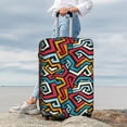 thumbnail image 3 of Lsque Geometry Printed Luggage Cover, Travel Luggage Protector,Scratch and Dirt Resistant, Fits 18-32 Inch Luggage -, 3 of 9