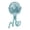 blue, variant on Portable Stroller Fan, Battery Operated Small Clip on,360° Rotate Flexible Tripod Better Cooling for Car Seat Crib Treadmill Travel (black)
