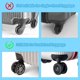 thumbnail image 2 of 8 Pcs Luggage Wheel Covers, Silicone Suitcase Wheel Protector Covers Anti Scratch Luggage Wheel Protector Luggage Compartment Spinner Wheel Covers For, 2 of 4