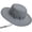 Grey, variant on Men’s Wide‑Brim Sun Hat, Breathable Adjustable Summer Fishing Hat for Outdoor, Gardening and Beach