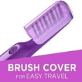 thumbnail image 2 of Ustar Purple EZ Electric Hair Tool Detangling Wet Brush - Wet or Dry Tame The Mane Electric Detangling Brush with Brush Cover, Adults & Kids Hair Tool (Battery not included), 2 of 7