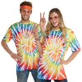 thumbnail image 1 of Multicolor 60's Tie Dye Shirt - 1 Pc., 1 of 2