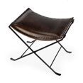 thumbnail image 1 of Beaumont Lane 20.5" Transitional Leather Stool in Dark Brown, 1 of 7