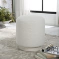 thumbnail image 2 of Uttermost Avila Contemporary Wood Foam and Fabric Ottoman in White, 2 of 4