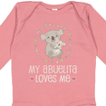 thumbnail image 4 of Inktastic My Abuelita Loves Me Girls Girls Long Sleeve Baby Bodysuit, 4 of 5