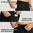 thumbnail image 6 of YUSHOW Mens 2 in 1 Running Workout Shorts Quick Dry Athletic Shorts with Liner and Pockets, 2 Pack, L, 6 of 9