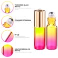thumbnail image 5 of Yongwei 10pcs Essential Oil Roller Bottles Gradient Glass Bottles with Stainless Steel Roller Balls, 5 of 10