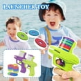 thumbnail image 2 of 1x Foam Disc Launcher Flying Disc Handheld Shooter Indoor Shooting Game Hot E1, 2 of 9