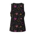 thumbnail image 5 of Easygdp Heart and Stars Men's Tank Top, Sleeveless Muscle T Shirts, Breathable, Quick-Dry, Loose for Gym, Running, Fitness - Large, 5 of 9