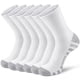 thumbnail image 1 of Calcetines deportivos para correr, calcetines de pantorrilla, calcetines deportivos acolchados y transpirables para hombres y mujeres (5 pares), 1 of 5