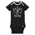thumbnail image 4 of Assorted Short Sleeve Onesies Bodysuits, 5pk (Baby Girl), 4 of 8