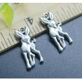 thumbnail image 4 of U8MO 10~50pc Retro Cute Sika Deer Alloy Charms Pendant Jewelry Making DIY 20*8mm-10pcs, 4 of 8