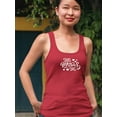 thumbnail image 2 of Mothers Day White Text Racerback Tank Women -Image by Shutterstock, Female XX-Large, 2 of 4