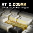 thumbnail image 5 of ATTACK SHARK X68MAX HE Rapid Trigger CNC Aluminum Keyboard Magnetic Switch with C01Ultra RGB Coiled Cable, 5 of 10