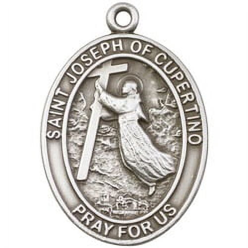 Antique Silver St. Joseph of Cupertino Keychain