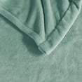 thumbnail image 6 of Beautyrest Heated Plush Solid Microlight Blanket, King, Aqua, 6 of 11