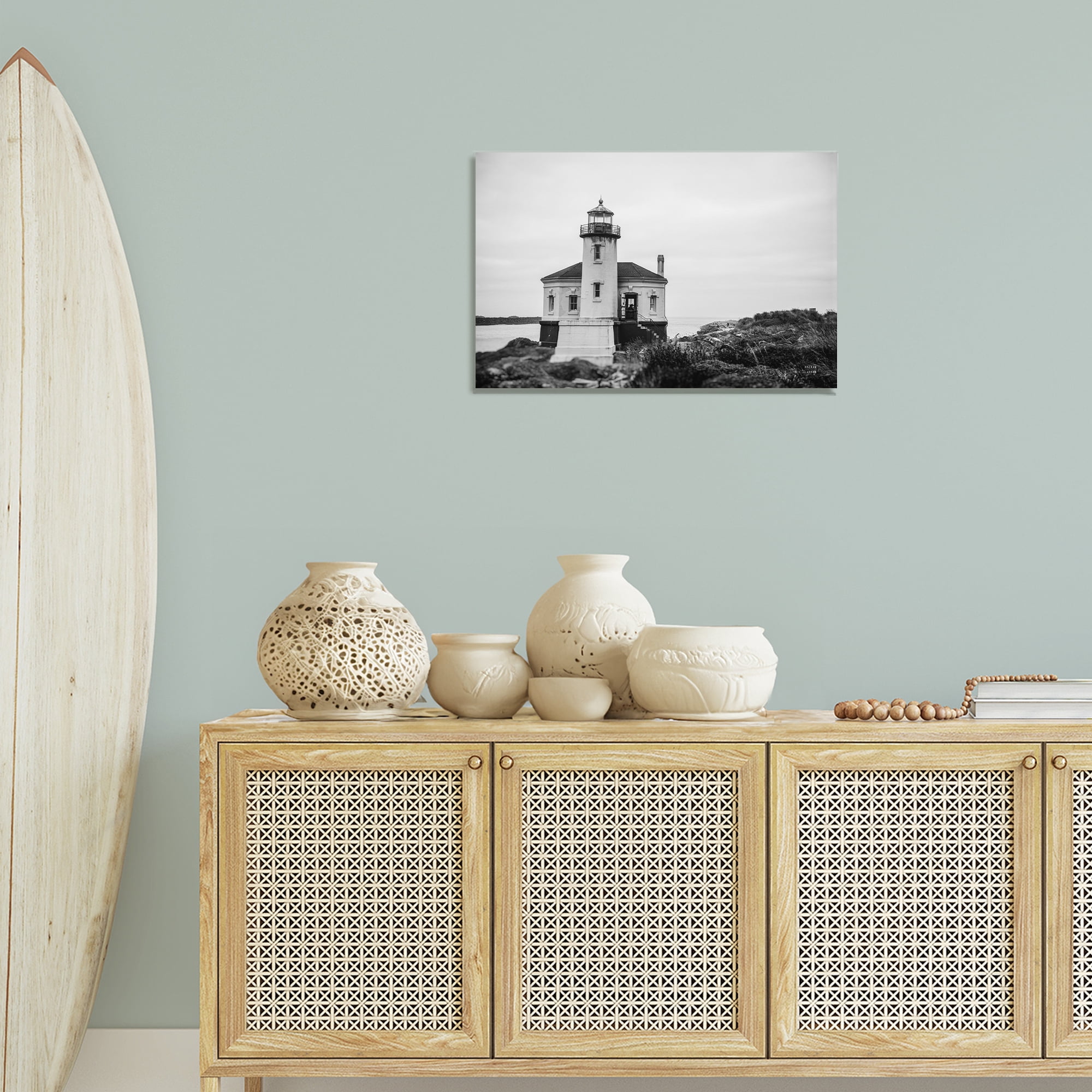 Stupell Industries Looking Out Lighthouse Buildings & Architecture Photography Wrapped Canvas Art Print Wall Art, 24 x 16