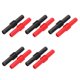 thumbnail image 4 of Extensor de enchufe banana rojo/negro 10 piezas Adaptador de extensión de enchufe banana Materiales de PVC de 4 mm para prueba numérica de energía eléctrica ANGGREK Otros, 4 of 8