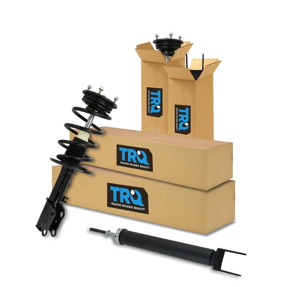 TRQ Front Rear Strut Assembly & Shock Absorber Kit Set of 4 for Taurus 3.5L V6 SKA64089