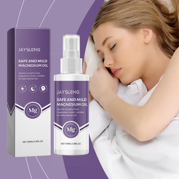 Fiudx Aceite de Magnesio, Calmante para Masajes, Fórmula de Fácil Absorción, Mezcla de Ingredientes Naturales, Reduce El Estrés y Relaja Los Músculos, para Adultos y Deportistas, 100 Ml. Cuidado Esen