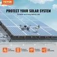thumbnail image 2 of VEVOR Protector de panel solar para pájaros de 8 pulgadas x 100 pies, kit de rollo de protección contra bichos con 100 sujetadores de acero inoxidable, protector de panel solar, 2 of 9
