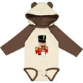 thumbnail image 3 of Inktastic Christmas Nutcracker in Red Boys or Girls Long Sleeve Baby Bodysuit, 3 of 5