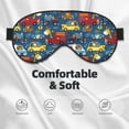 thumbnail image 3 of Naloa Vehicles Cartoon with Funny Drivers,Animal Drivers Print Sleep Mask for Sleeper, Light Blocking Sleeping Eye Mask for Women Men, Eye Shade with Adjustable Strap for Travel, Nap,Meditation, 3 of 7