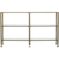 thumbnail image 5 of Southern Enterprises Jumpluff Metal/Glass 3-Tier Console Table/Media Stand, 5 of 17