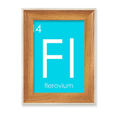 thumbnail image 1 of Chestry Elements Period Table Poor Metals Flerovium Fl Desktop Wooden Photo Frame Display Picture Art Painting Multiple Sets, 1 of 3