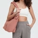 thumbnail image 3 of Mochila Acolchada Bolso Hombro Acolchado Mano para Mujer Bandolera Hinchado, 3 of 9