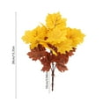 thumbnail image 3 of Moocorvic Thanksgiving Decorations 2 Pack Maple Leaf Flower Bouquet for Autumn Indoor Outdoor Home Kitchen Fall Floral Arrangements, 3 of 7