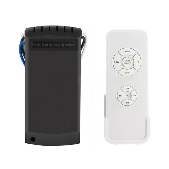 Billuyoard Kit de control remoto de ventilador Control remoto inalámbrico Universal 4 tiempos 3 velocidades para ventilador de techo con controlador Electrodomésticos Billuyoard HA021148-00