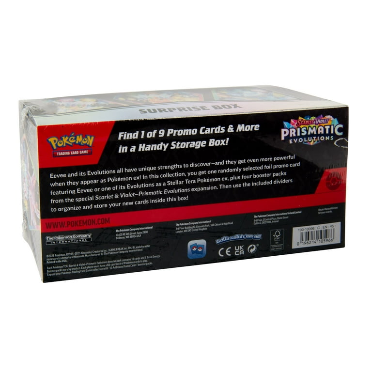 Pokemon Trading Card Games Scarlett & Violet 8.5 Prismatic Evolutions Surprise Box