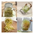 thumbnail image 5 of DISEN 4pcs 86mm Sprouting Lids for Wide Mouth Mason Jars, Stainless Steel Mesh Screens for Making Organic Sprout Seeds, 5 of 8