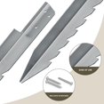 thumbnail image 2 of 4pcs Fence Post Anchor Ground Spike Wooden Post Anchor Ground Spike Swing Fixings,Galvanized,Windproof, 2 of 6