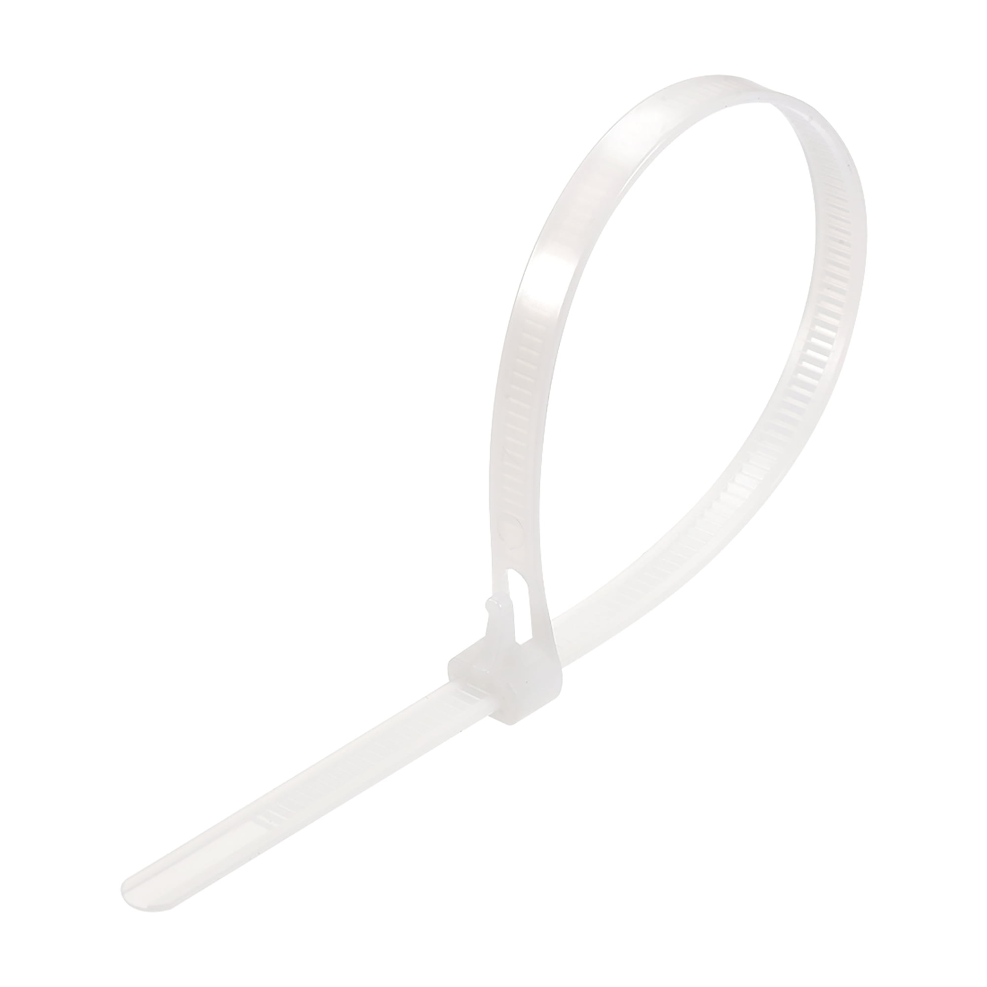 Uxcell Cable Zip Ties Adjustable Cable Tie 12 Inch Releasable Nylon Wire Slipknot Strap White 20pcs