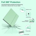 thumbnail image 6 of 7-Color Backlit Bluetooth Keyboard Folio with Pencil Holder for 11-inch iPad Air M2/M3/M4 (2024/2025/2026), iPad Air 4th & 5th Generation,Green, 6 of 8