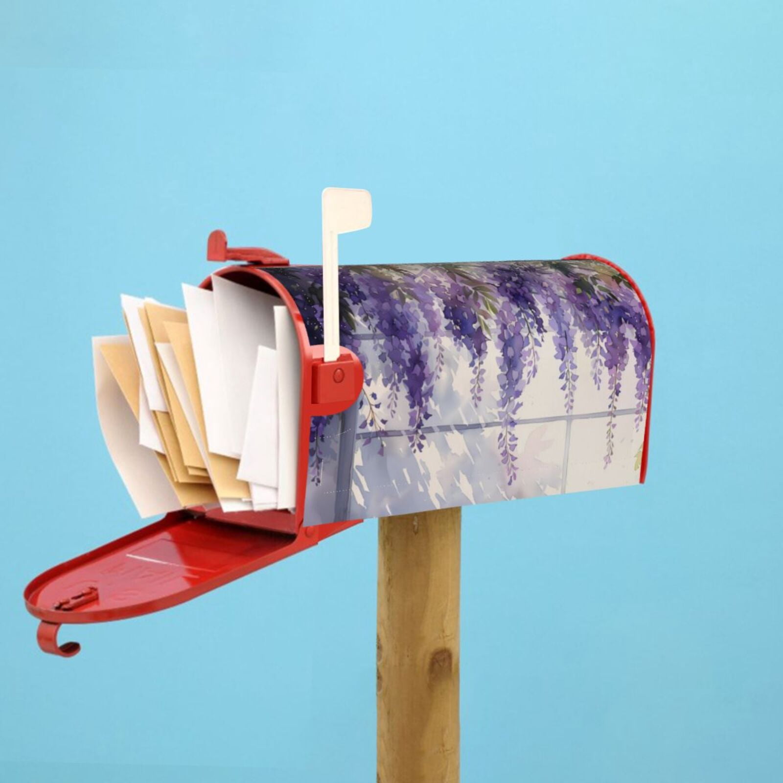 Kdxio Magnetic Mailbox Cover 21x18 in Mailbox Cover Outdoor Decoration Holiday Mailbox Covers for Home Garden Yard-21x18 in