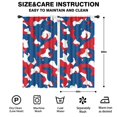 thumbnail image 2 of Blackout Kids Curtains,Red Blue Camo Bold Shapes Pattern Childrens Insulated Curtains Set Of 2,Bedroom Essentials,Toddler Room Decor 42"x84", 2 of 5